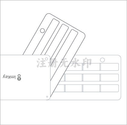 抽出存储板示意图